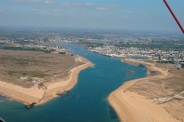vue-ciel-ria-etel Ria d'Etel vue du ciel - Morbihan