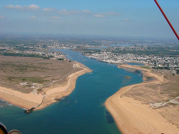 Ria d'Etel vue du ciel - Morbihan